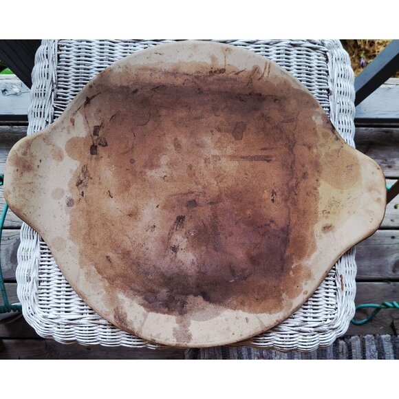 Pampered Chef 15" Round Stone Baking Pan USA-Made Durable Stoneware Heat-Resista - Picture 1 of 6